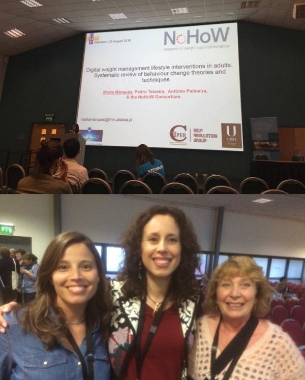 CIPER | SR at the 2016 Annual Conference of the European Health Psychology Society and the British Psychology Society Division of Health Psychology in Aberdeen