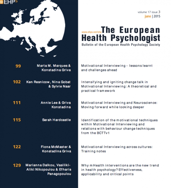 The European Health Psychologist Bulletin