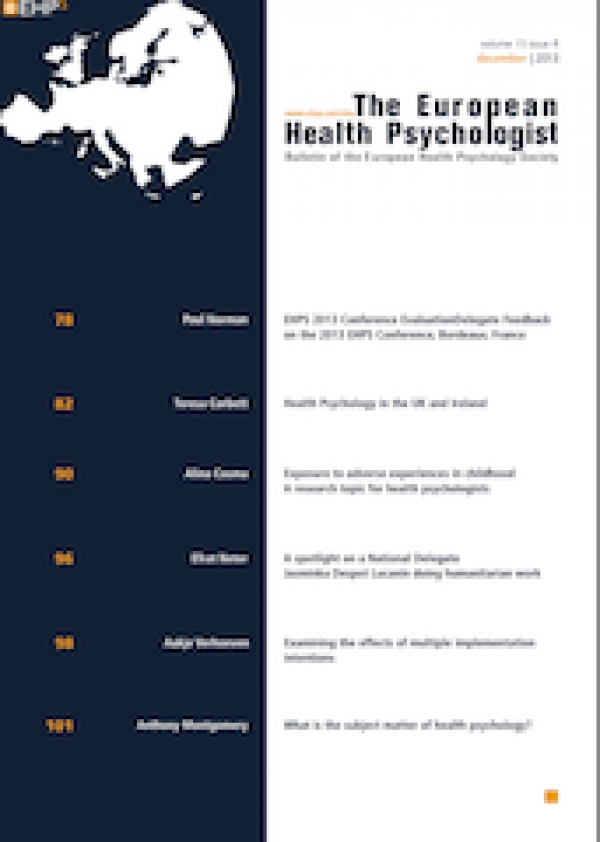 Marta Marques appointed co-editor of The European Health Psychology (EHP)