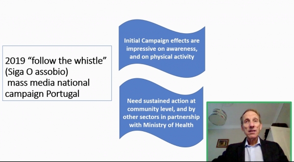 World specialist Adrian Bauman comment on promising "Follow the Whistle" campaign results