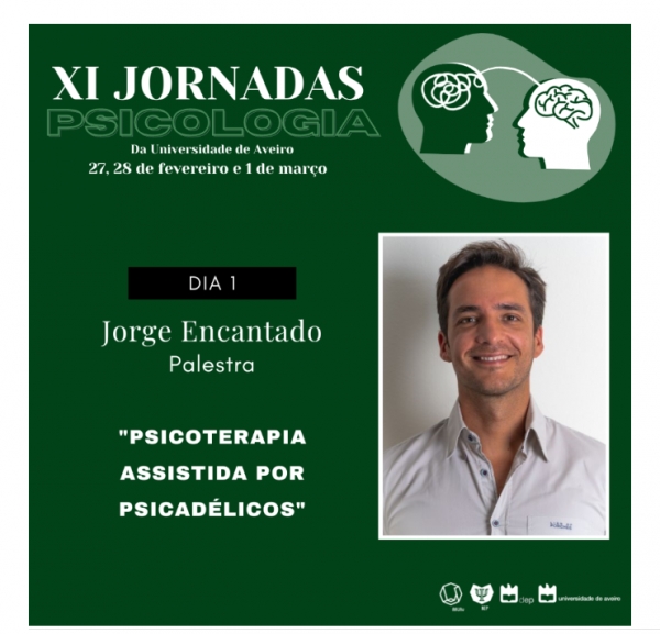Jorge Encantado presented on the topic of psychedelic-assisted psychotherapy