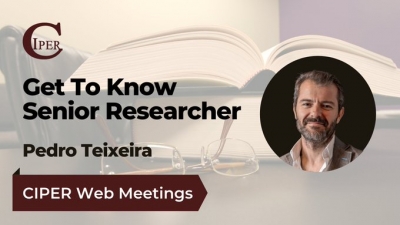 Pedro Teixeira featured in video interview "Get to know CIPER senior researcher"
