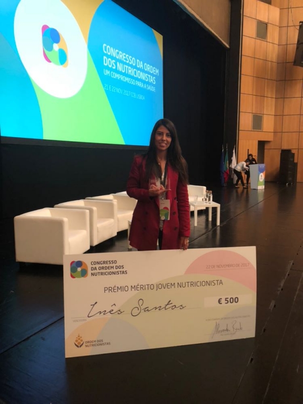 Inês Santos wins Young Nutritionist Merit Award 2017