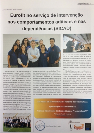 EuroFIT featured in &quot;Dependências&quot; magazine