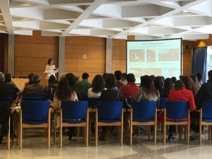 Marlene N. Silva at the 18th Annual Meeting of the Portuguese Heart Foundation